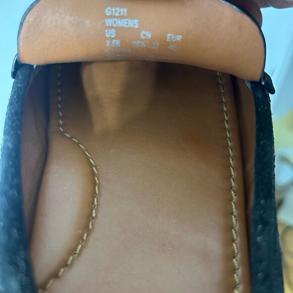 Coach Crosby Driving Shoes Womens 9.5B Loafer Black Suede Slip On Comfort Casual - Picture 7 of 7